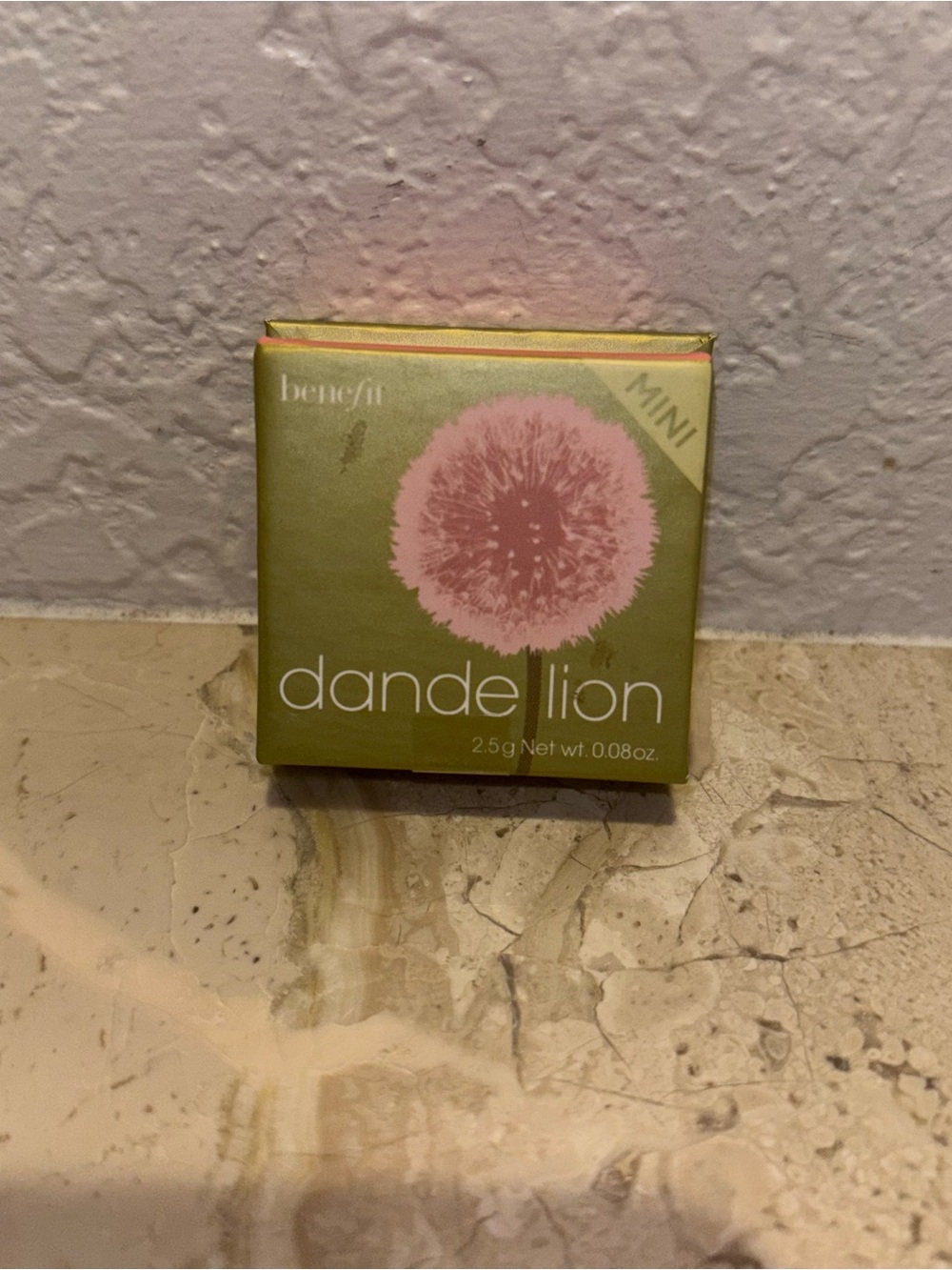 Benefit Dandelion Baby Pink Brightening Powder Blusher, Mini 2.5g/0.08oz SEALED